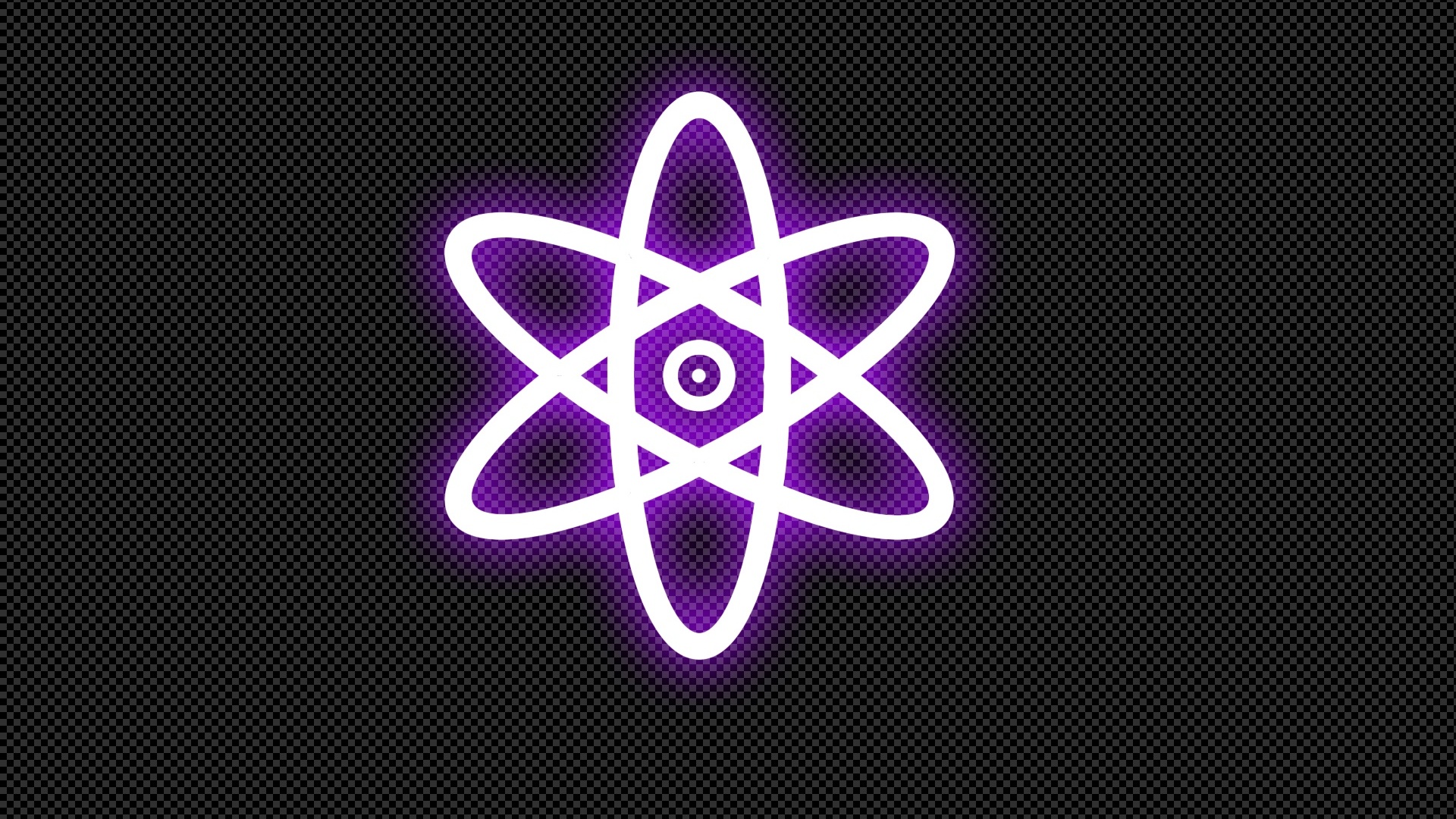 atom wallpaper,purple,violet,neon,logo,symbol