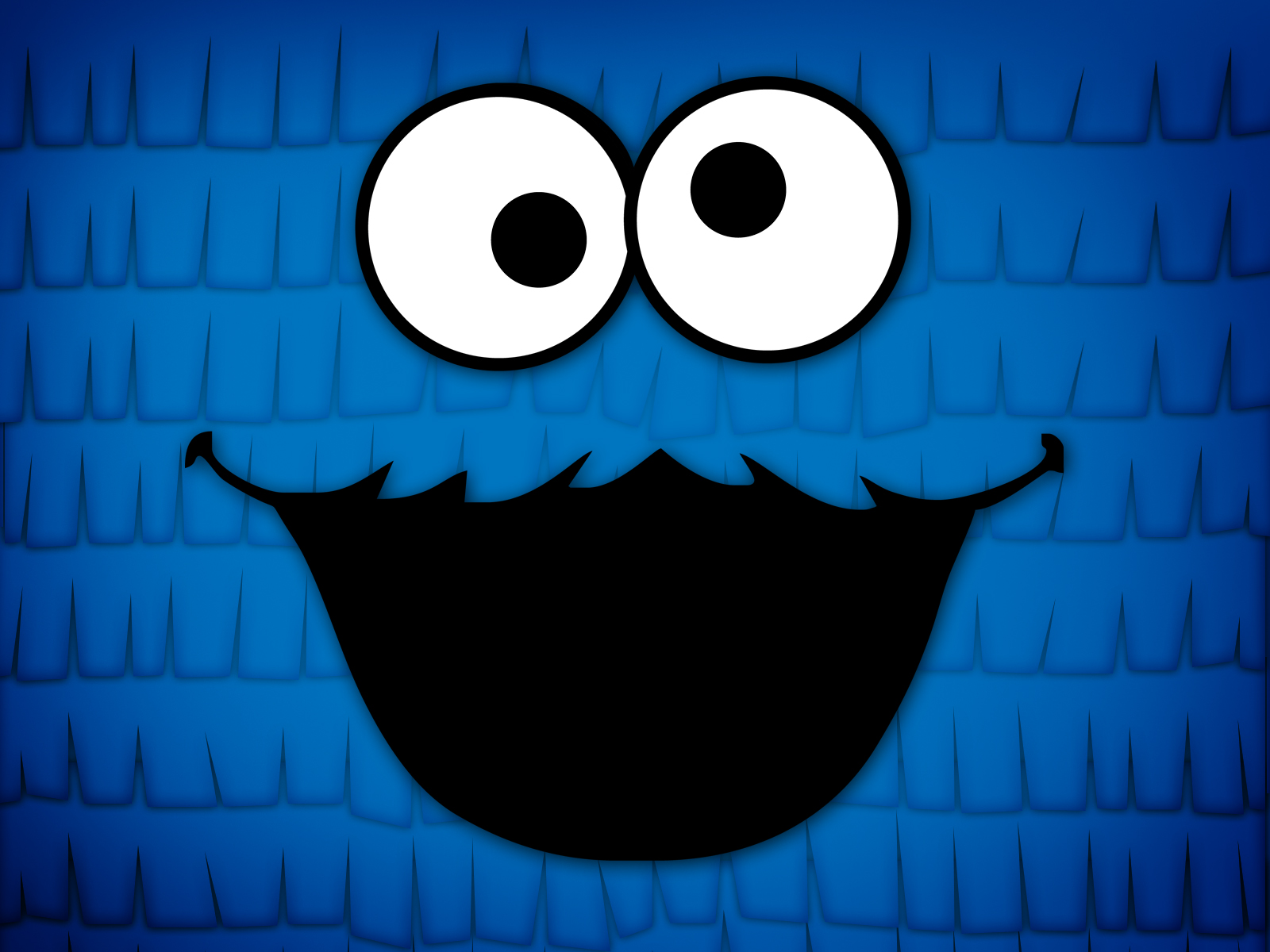 cookie monster wallpaper,facial expression,cartoon,smile,animated cartoon,emoticon