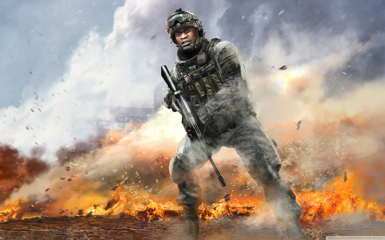 call wallpaper,soldier,explosion,event,strategy video game,pc game