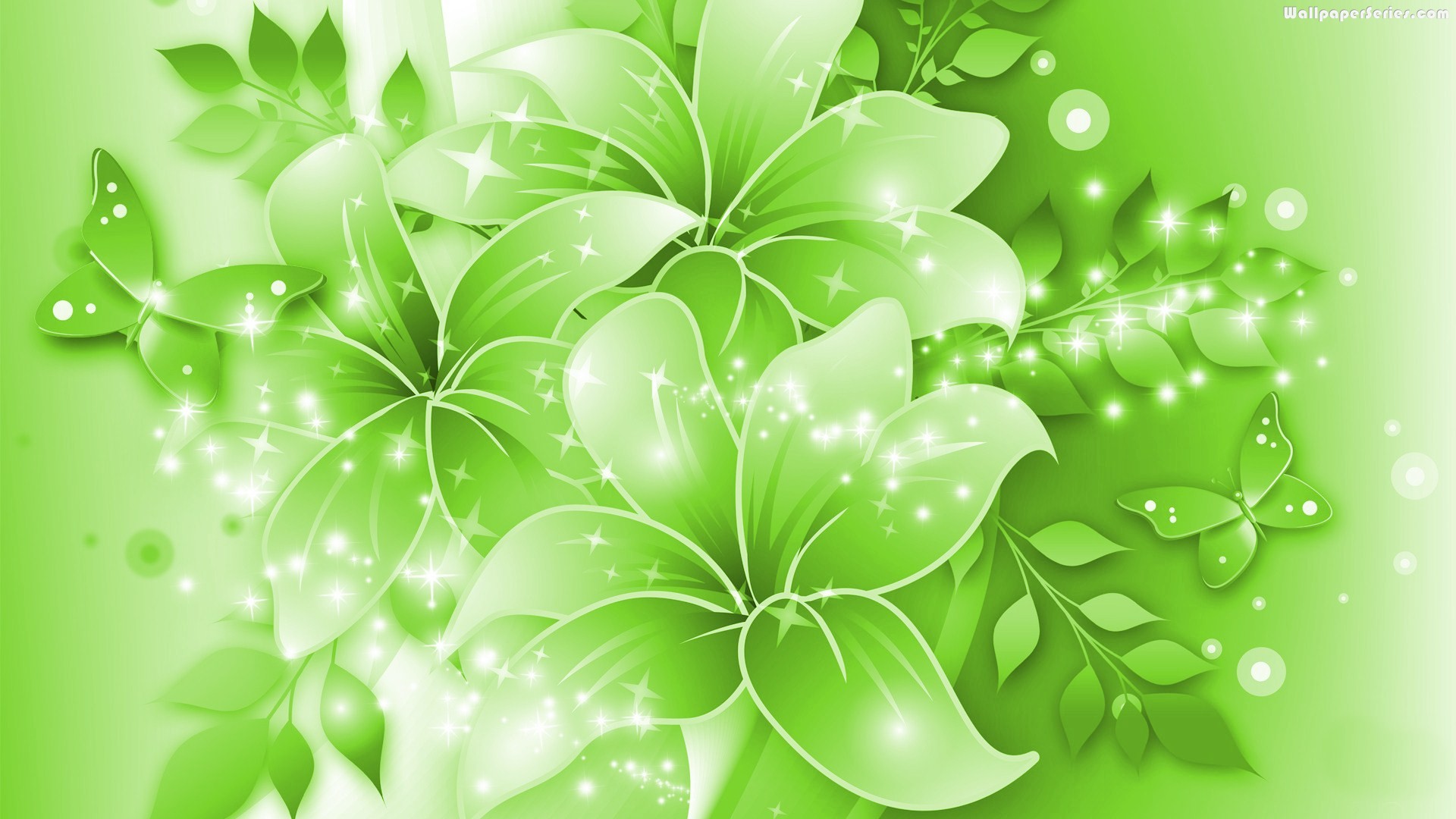 green flower wallpaper,green,leaf,plant,flower,clover