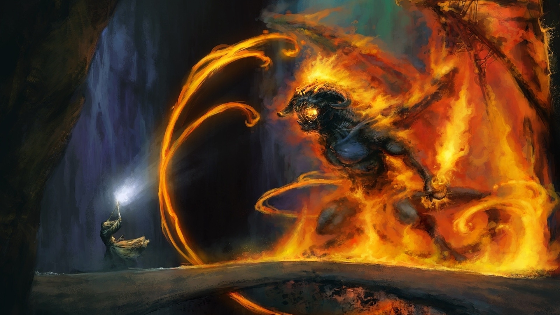 lord of the rings wallpaper hd,action adventure game,flame,dragon,geological phenomenon,cg artwork