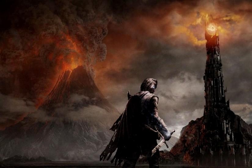lord of the rings wallpaper hd,action adventure game,cg artwork,geological phenomenon,darkness,demon
