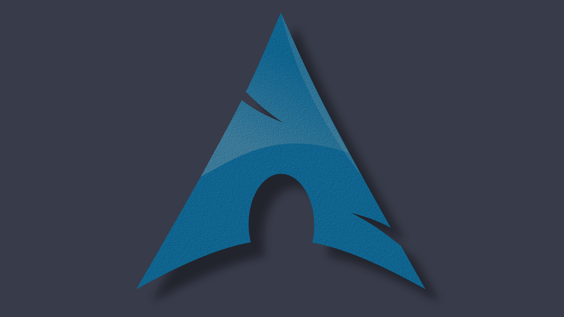 アーチlinux壁紙,青い,三角形,設計,フォント,グラフィックデザイン