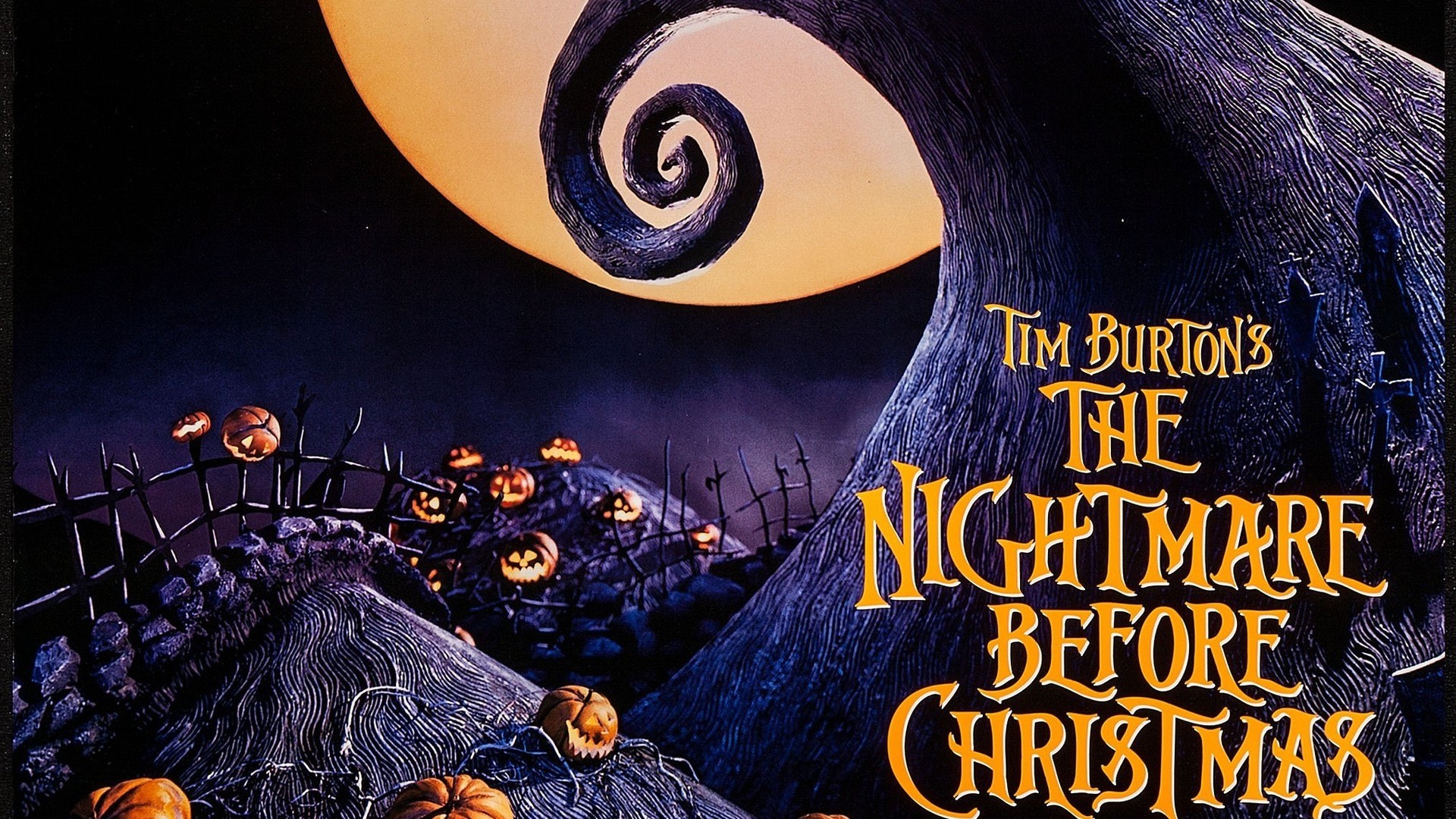 nightmare before christmas wallpaper,poster,font,space,graphic design,graphics