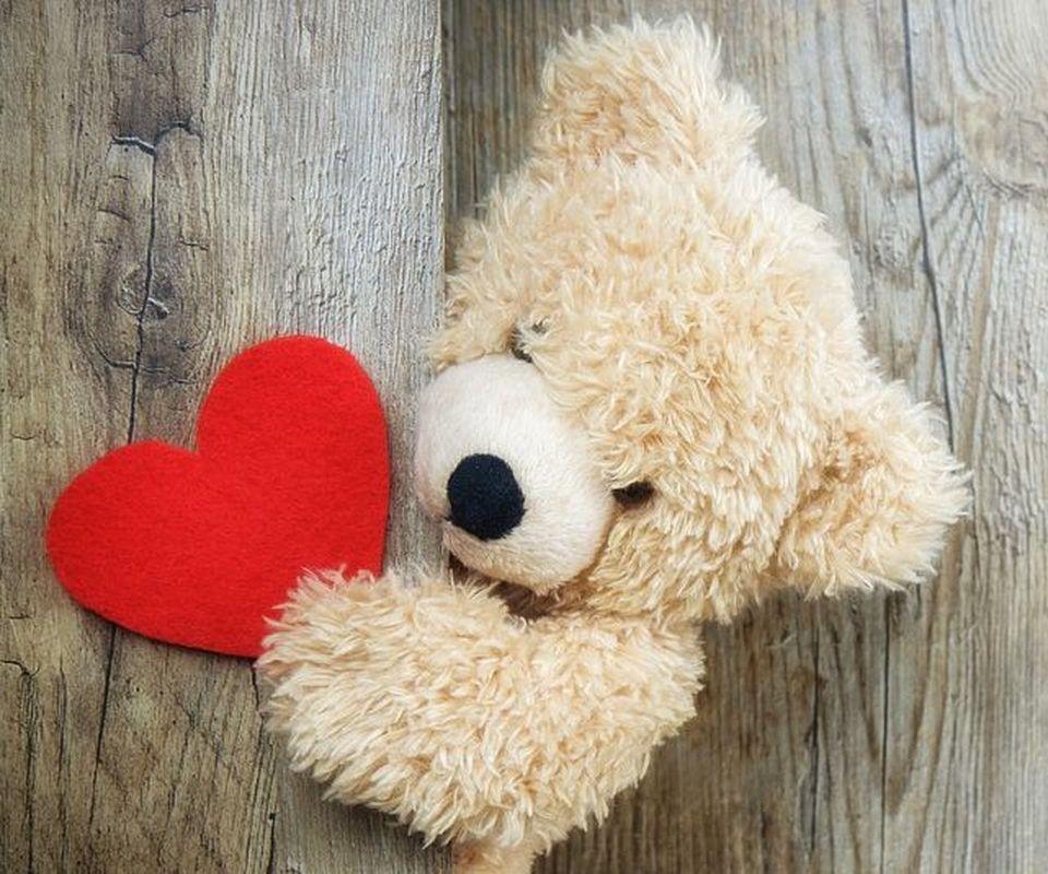 teddy bear wallpaper hd,stuffed toy,teddy bear,plush,toy,heart