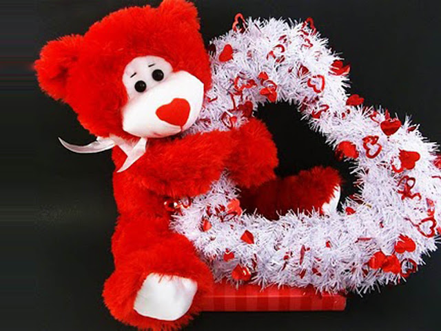 oso de peluche fondos de pantalla hd,rojo,peluche,felpa,juguete,oso de peluche