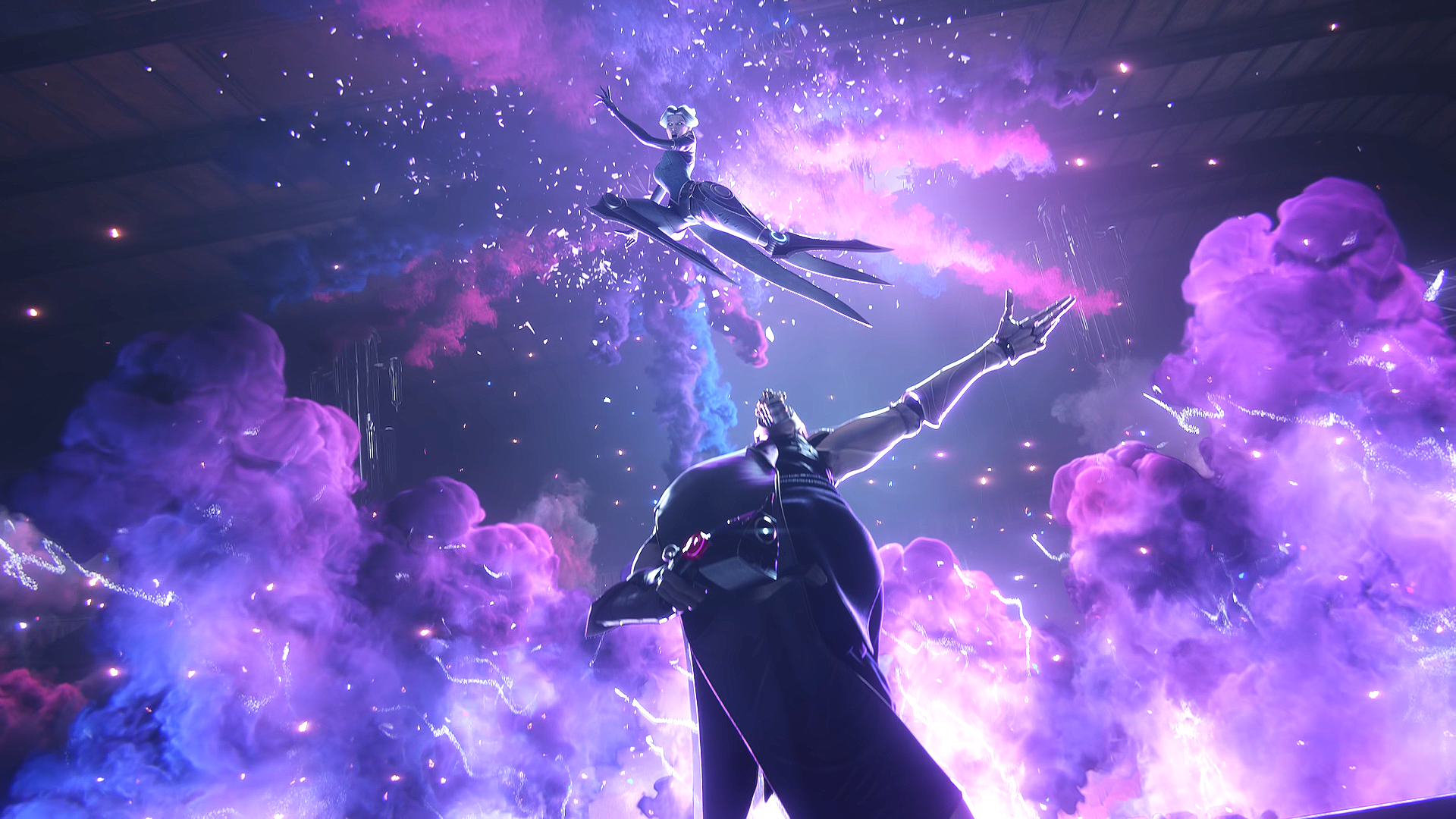 jhin wallpaper,purple,violet,sky,action adventure game,space