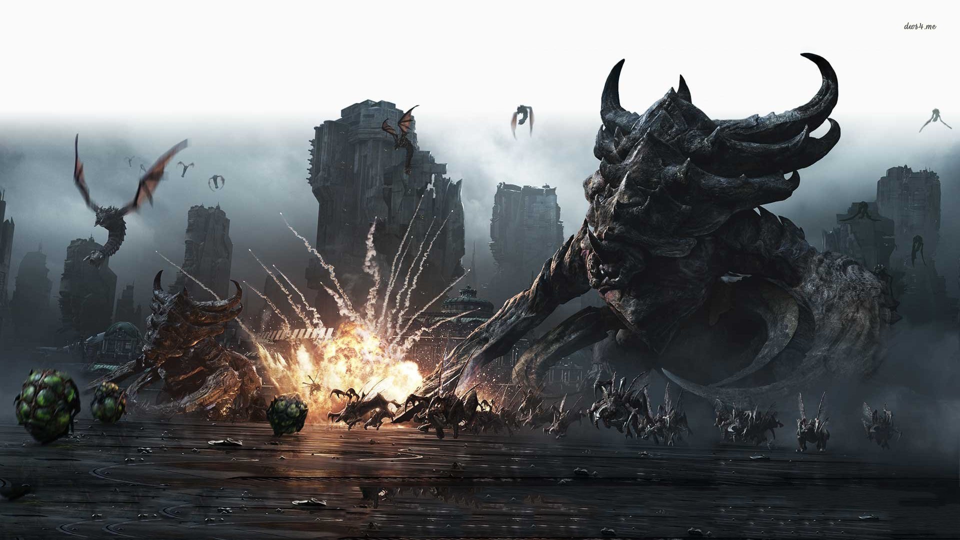 war wallpaper hd,action adventure game,pc game,cg artwork,dragon,geological phenomenon