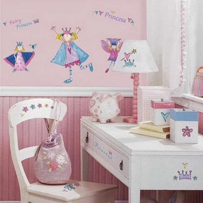 ベッドルームのためのガーリー壁紙,製品,ピンク,ルーム,家具,赤ちゃん携帯