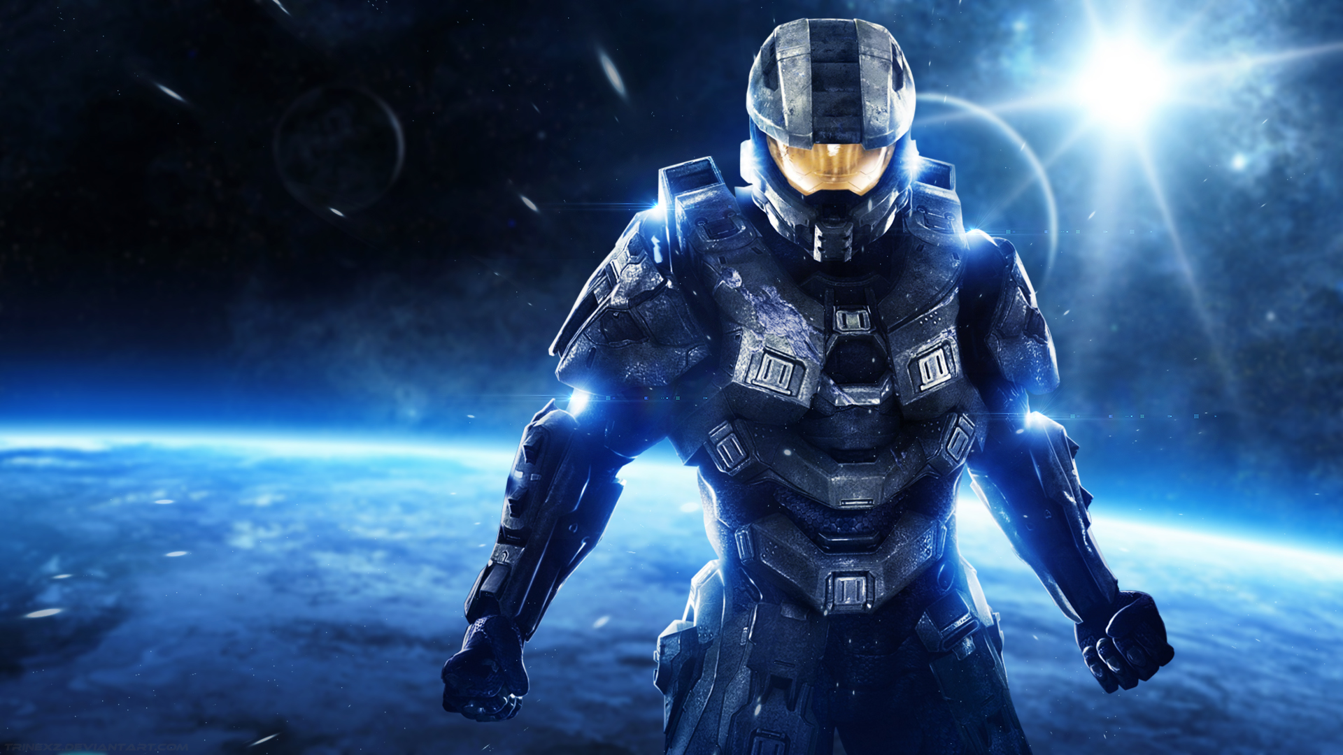 master chief wallpaper,screenshot,action adventure game,space,action figure,games