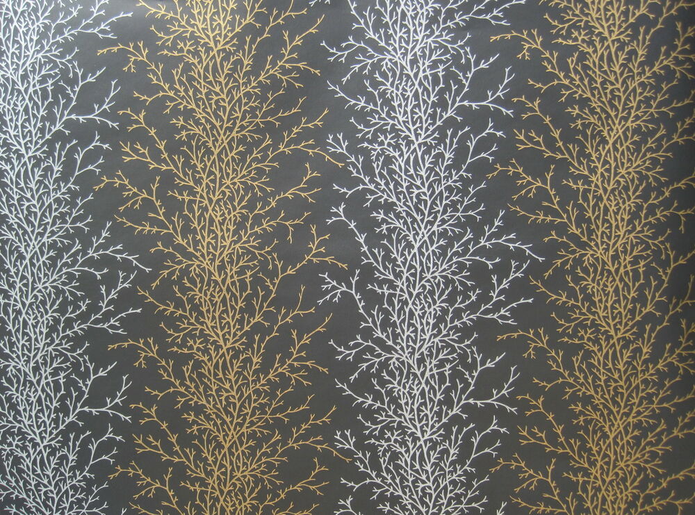 papel pintado de oro y plata,modelo,árbol,de cerca,diseño,textil