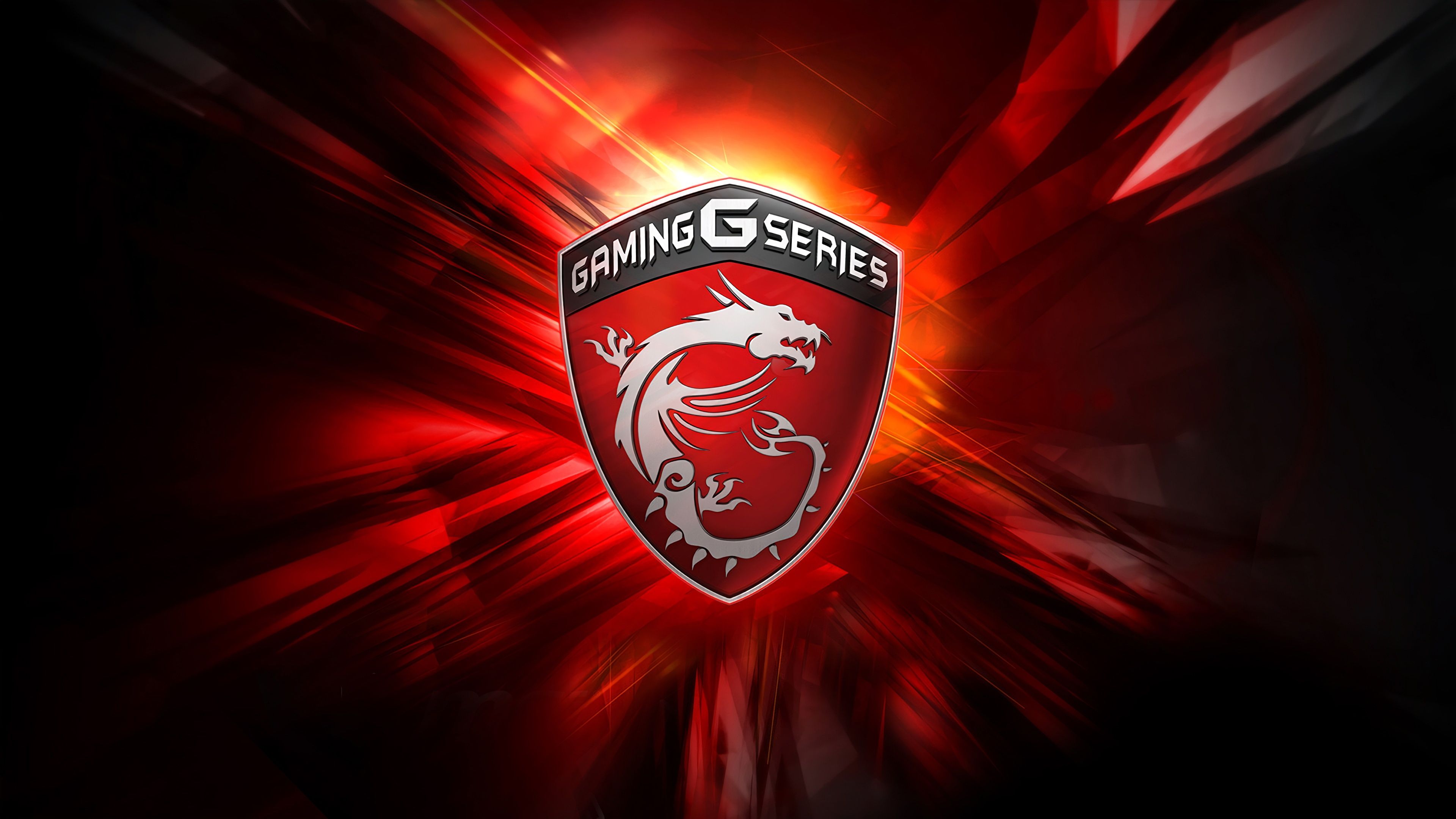 msi wallpaper 4k,red,logo,graphics,font,emblem