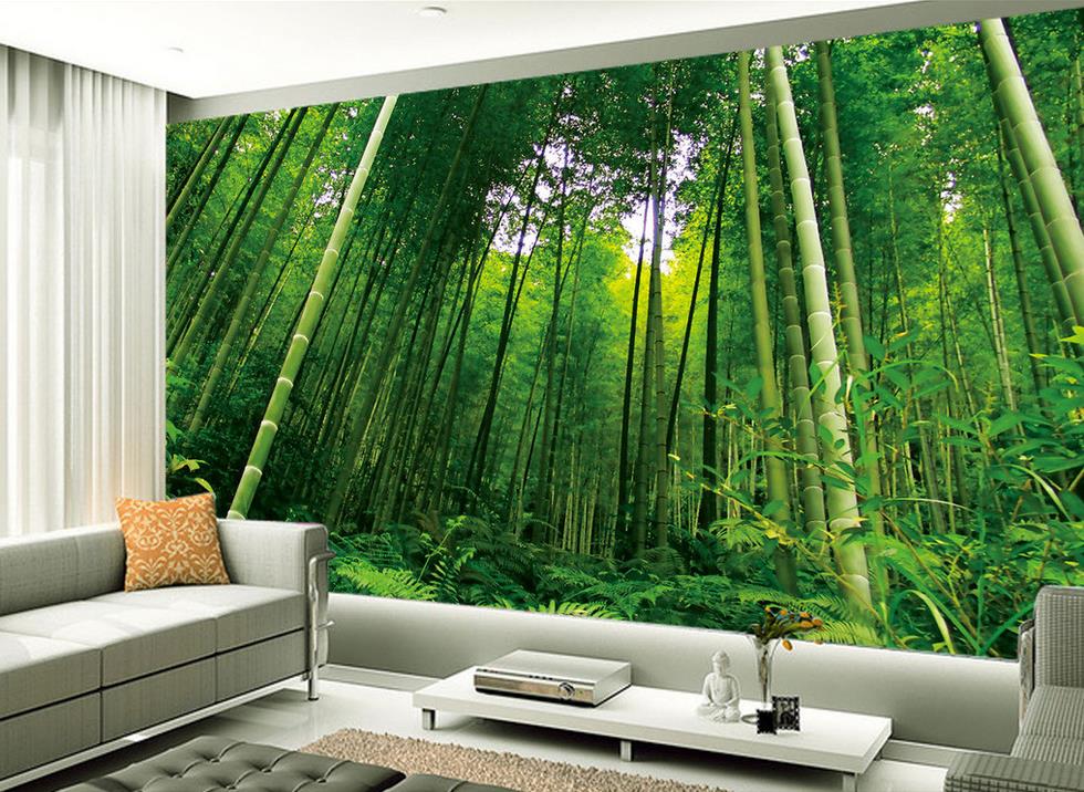 fond d'écran 3d pour mur de la maison,vert,la nature,fond d'écran,paysage naturel,chambre