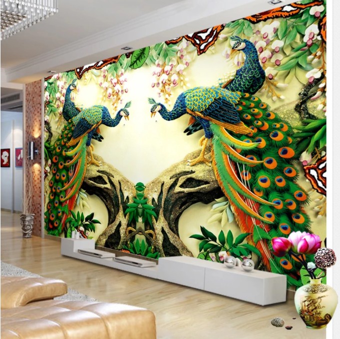3d wallpaper for home wall,green,mural,wall,wallpaper,room