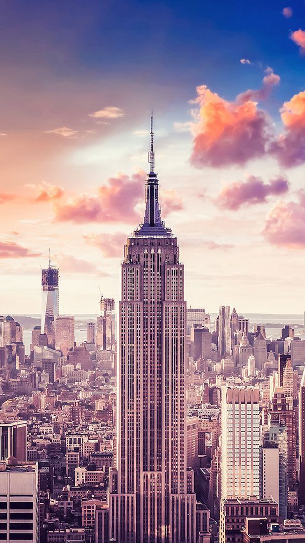 new york iphone wallpaper,stadt,stadtbild,wolkenkratzer,metropolregion,horizont