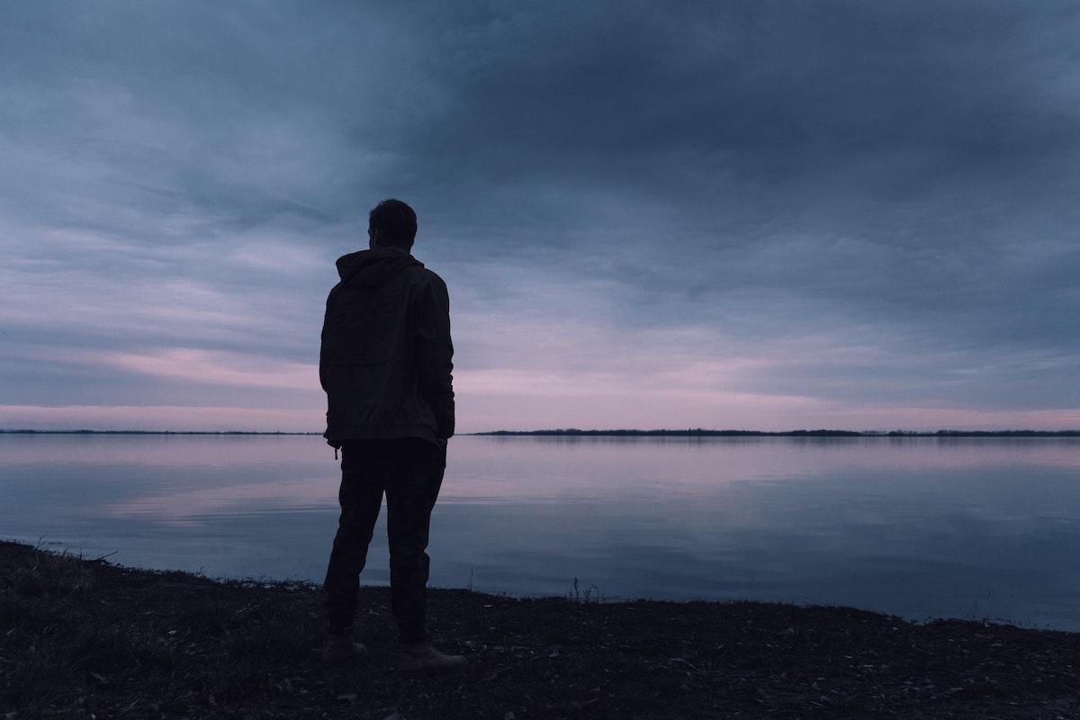 sad alone boy hd wallpapers,sky,water,horizon,blue,cloud