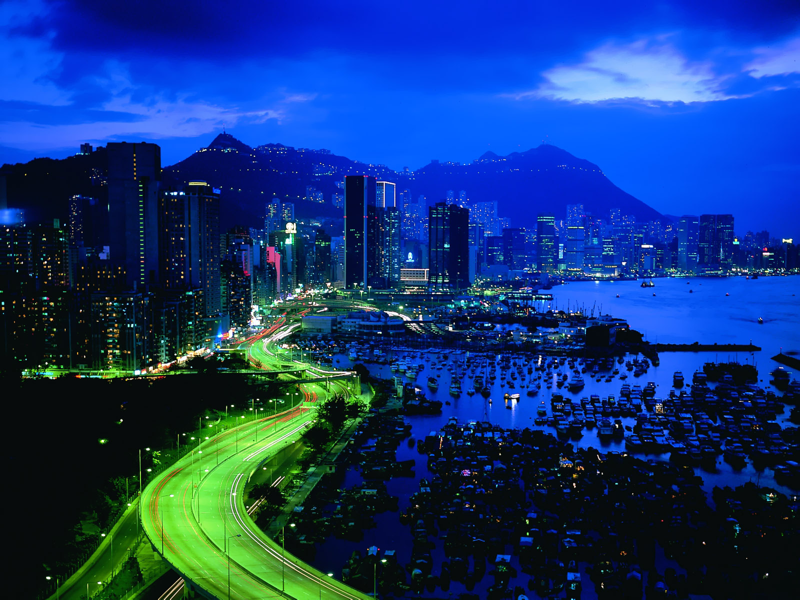 luces de la ciudad fondo de pantalla,paisaje urbano,área metropolitana,naturaleza,azul,ciudad