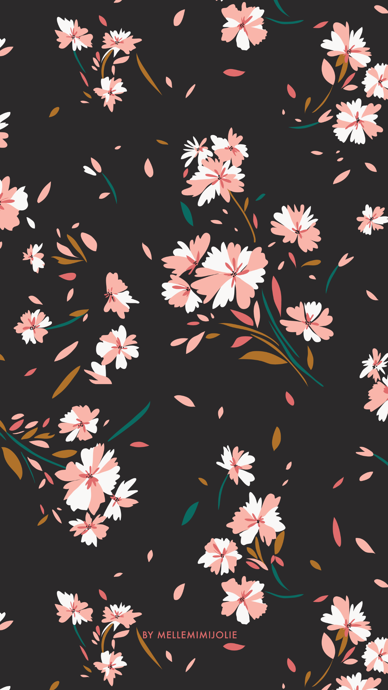 wallpaper feminino,pink,flower,cherry blossom,blossom,pattern