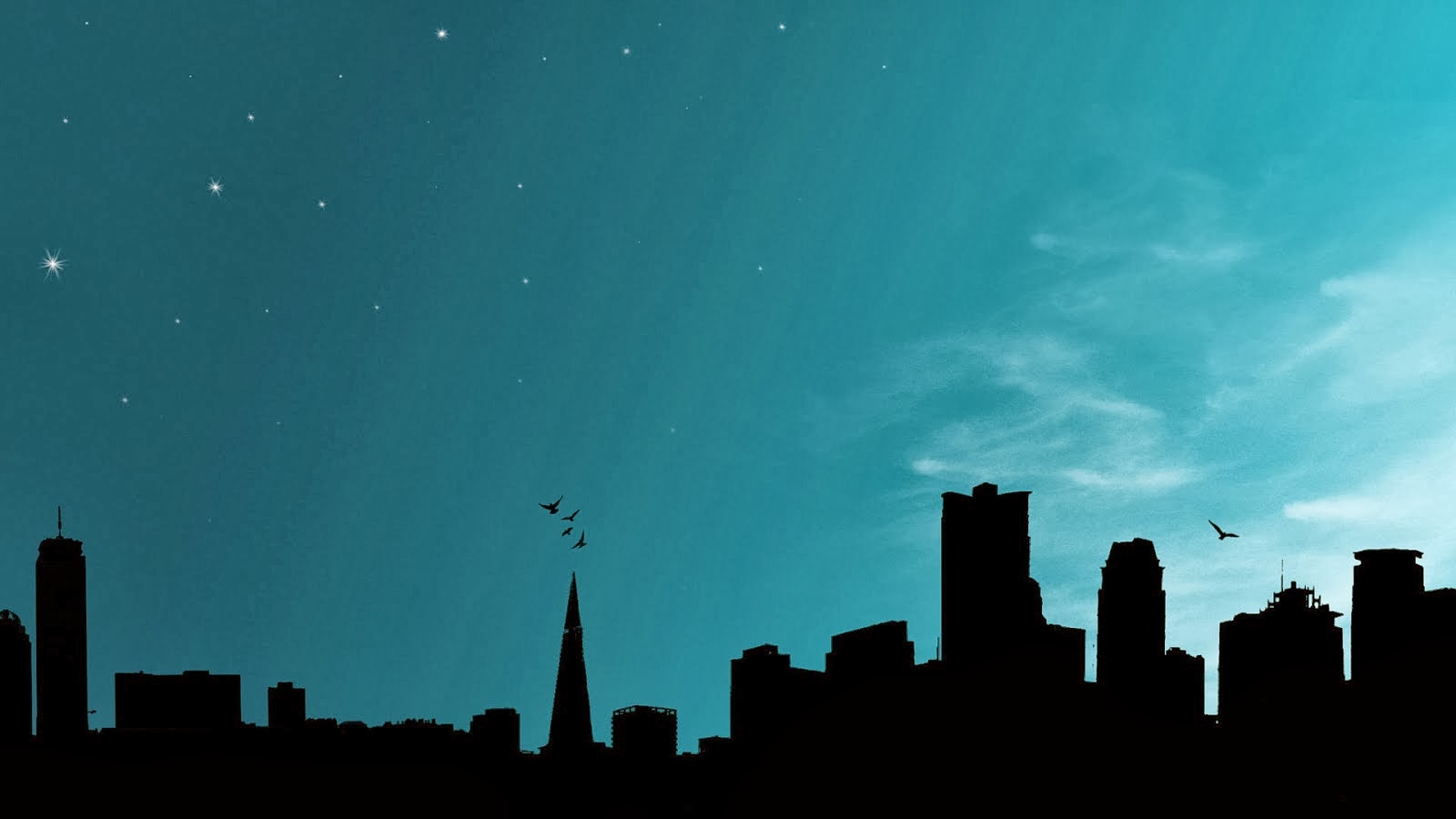 ppt wallpaper,sky,blue,city,skyline,cityscape