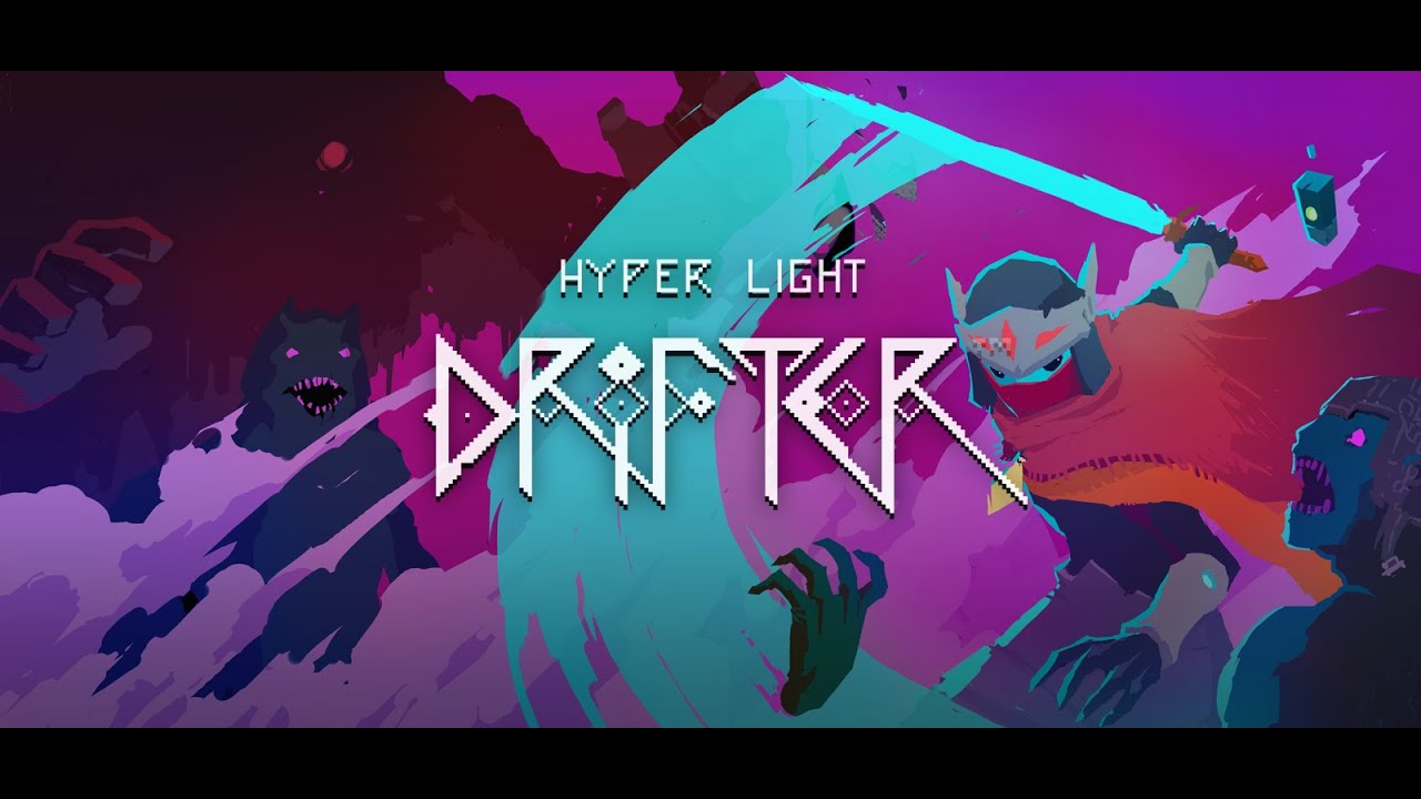 fond d'écran hyper light drifter,texte,conception graphique,police de caractère,violet,violet