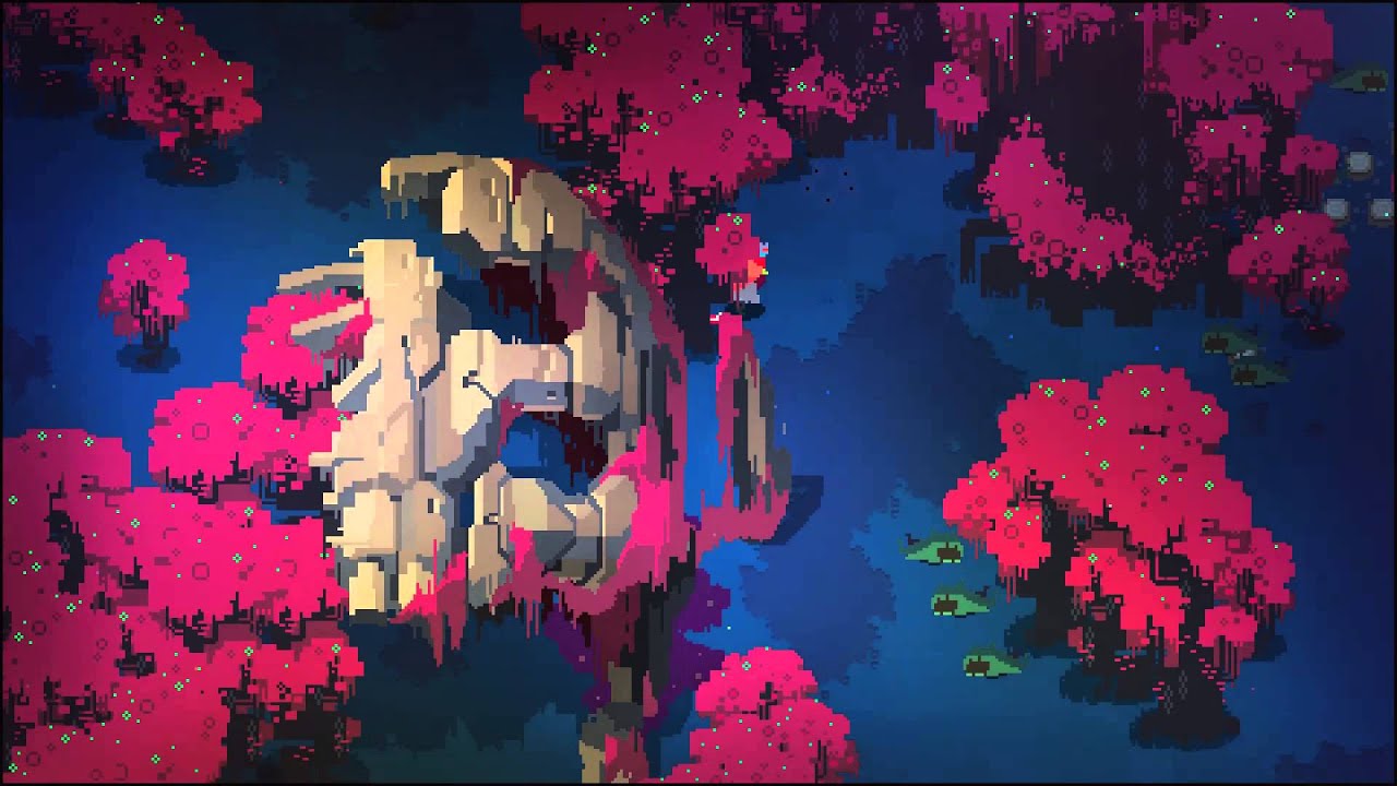 hyper light drifter tapete,rot,rosa,betrachtung,blume,himmel