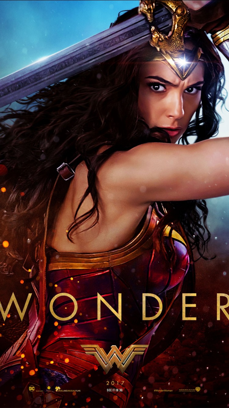 wonder woman iphone wallpaper,cg artwork,fictional character,poster,wonder woman,fiction