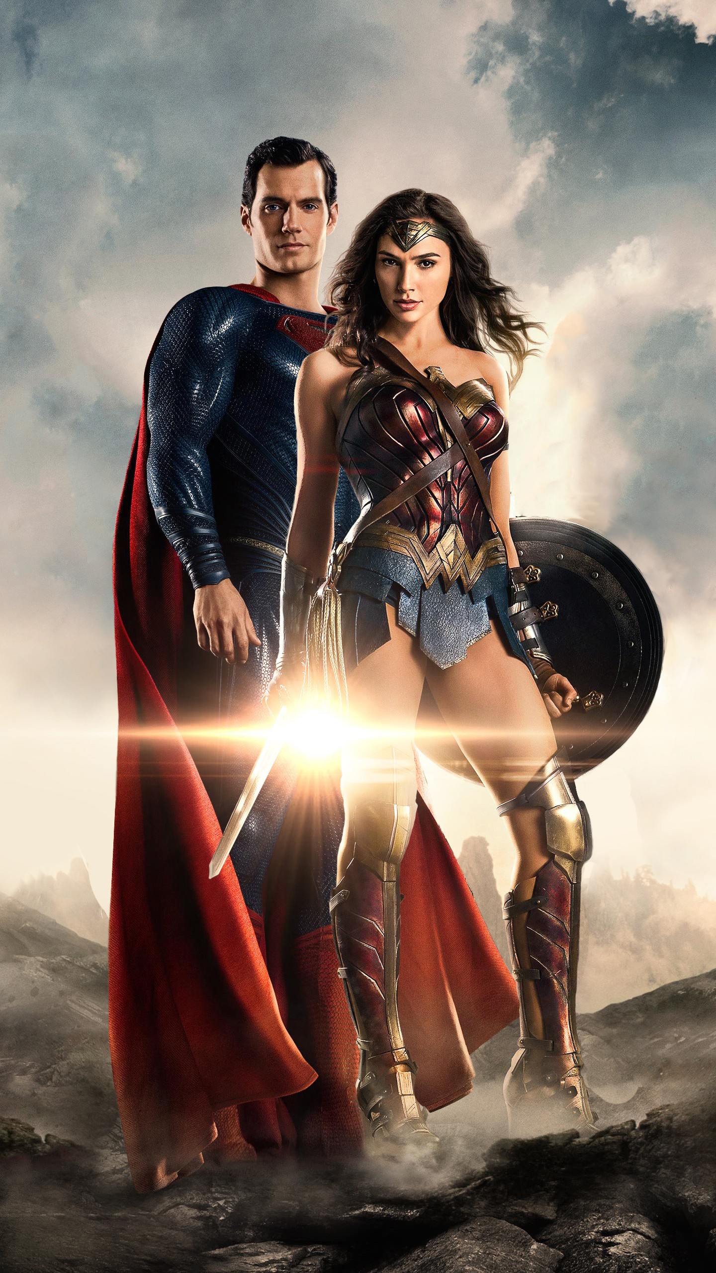 wonder woman iphone wallpaper,fictional character,cg artwork,movie,superhero,superman