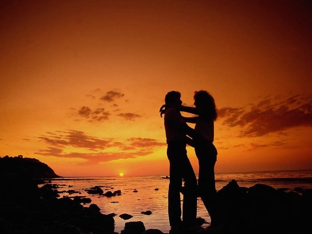 pareja caliente fondo de pantalla,fotografía,cielo,puesta de sol,amor,romance