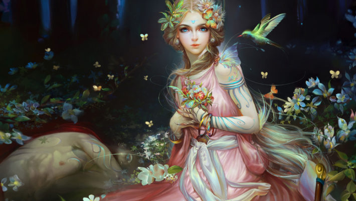 beautiful girl hd wallpapers for mobile,cg artwork,mythology,organism,art,fictional character