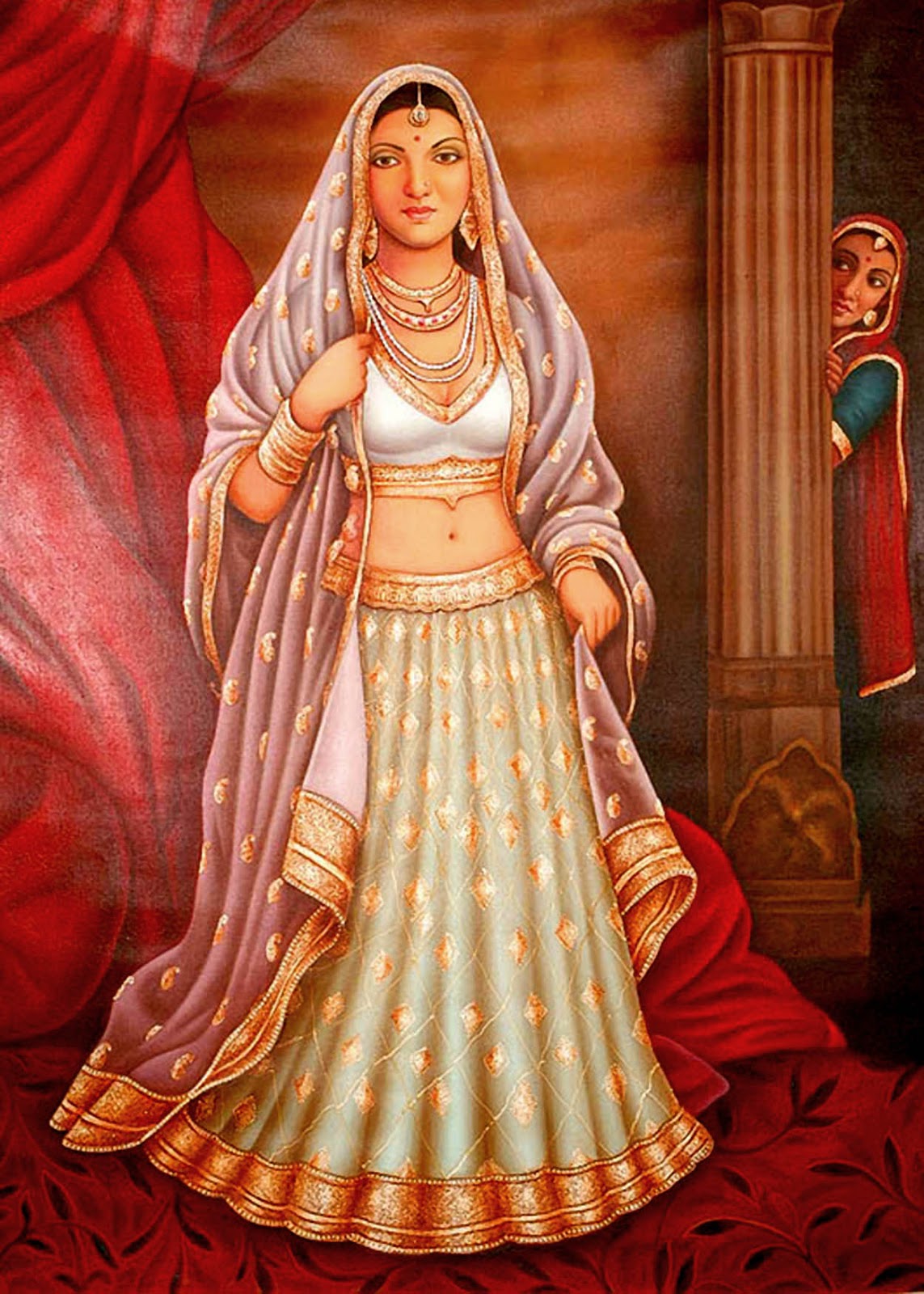 rajasthani wallpaper,painting,costume design,art,mythology,dress