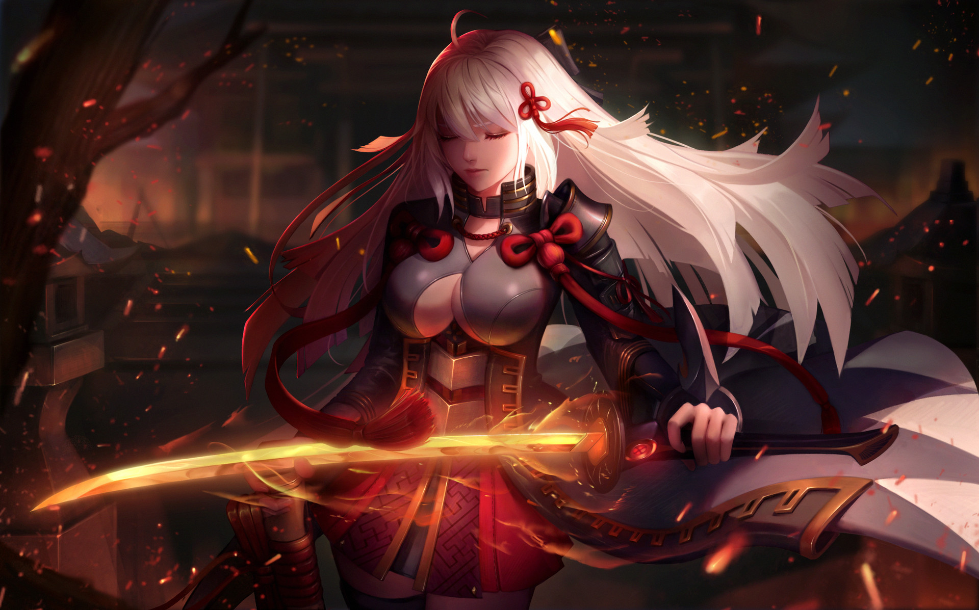 fate grand order wallpaper,cg artwork,anime,cartoon,long hair,fictional character