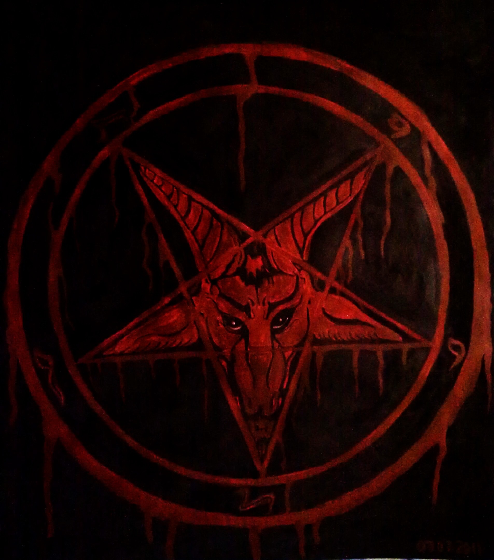 pentagram wallpaper,red,black,light,darkness,graphics