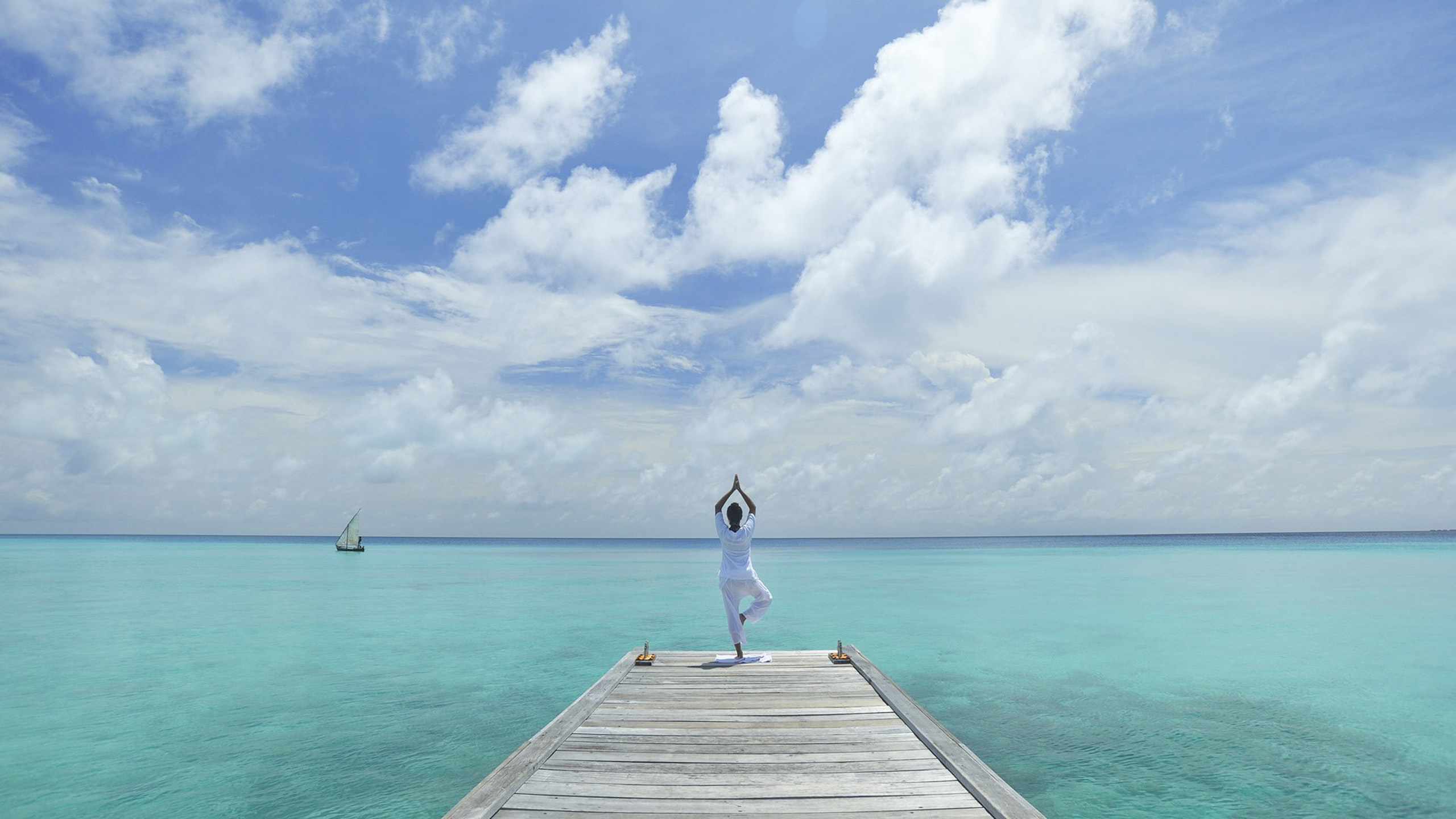 carta da parati yoga,cielo,mare,blu,acqua,oceano
