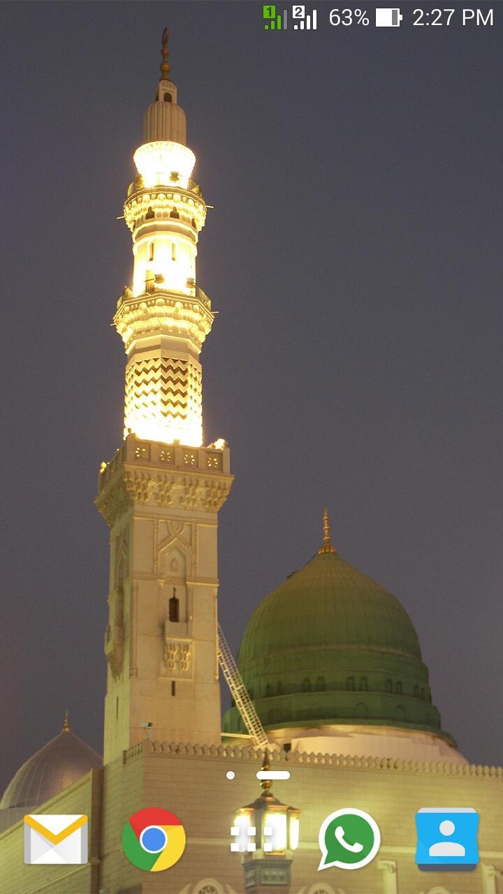 madina live wallpaper,anbetungsstätte,moschee,turm,khanqah,heilige orte