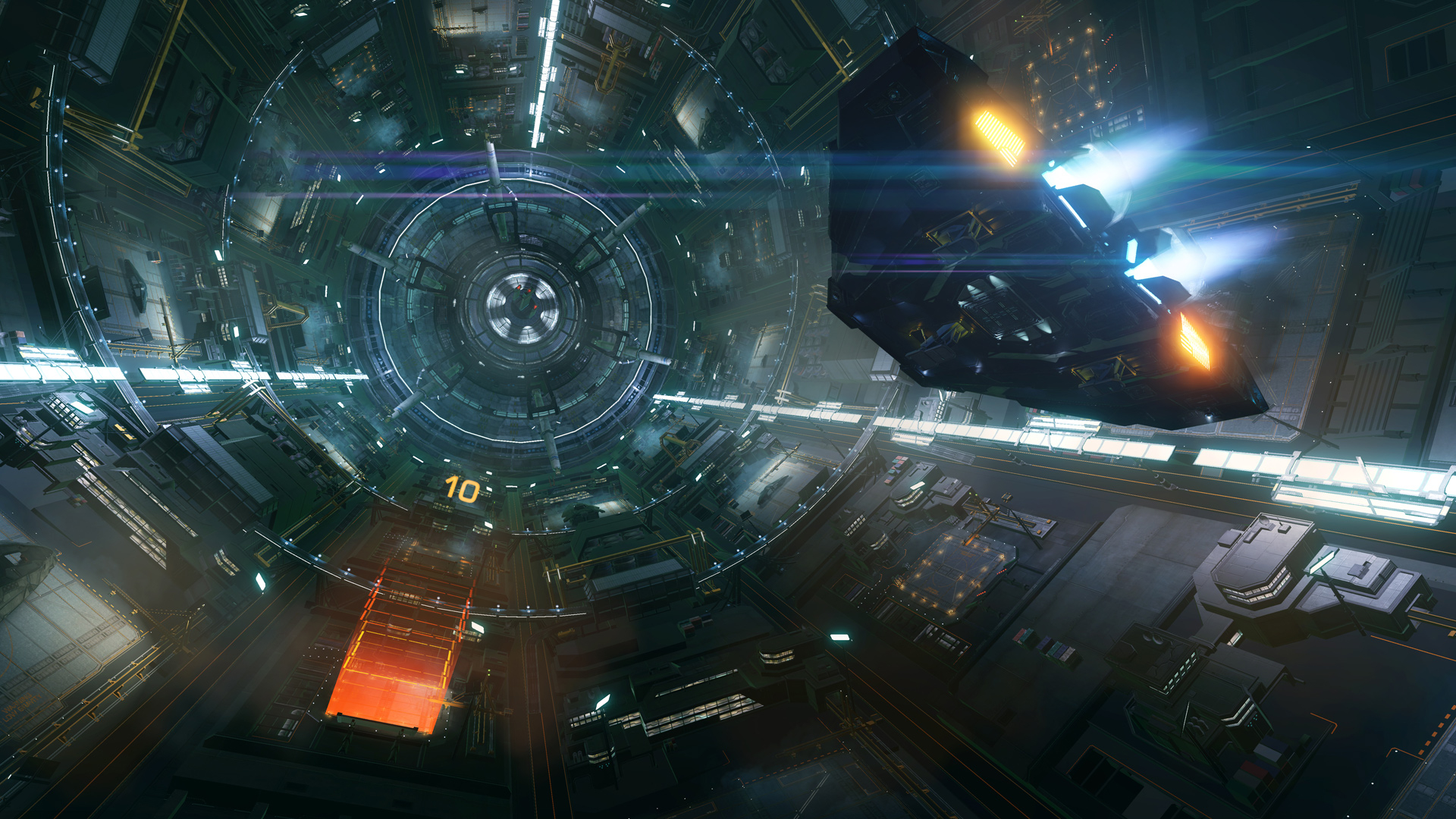 elite dangerous wallpaper,light,architecture,screenshot,night,pc game