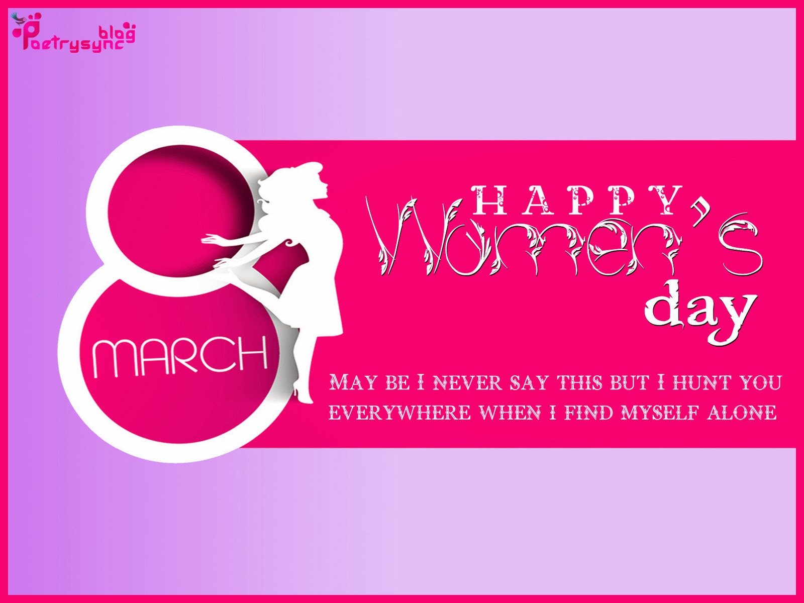 women's day wallpaper,text,pink,font,magenta,material property