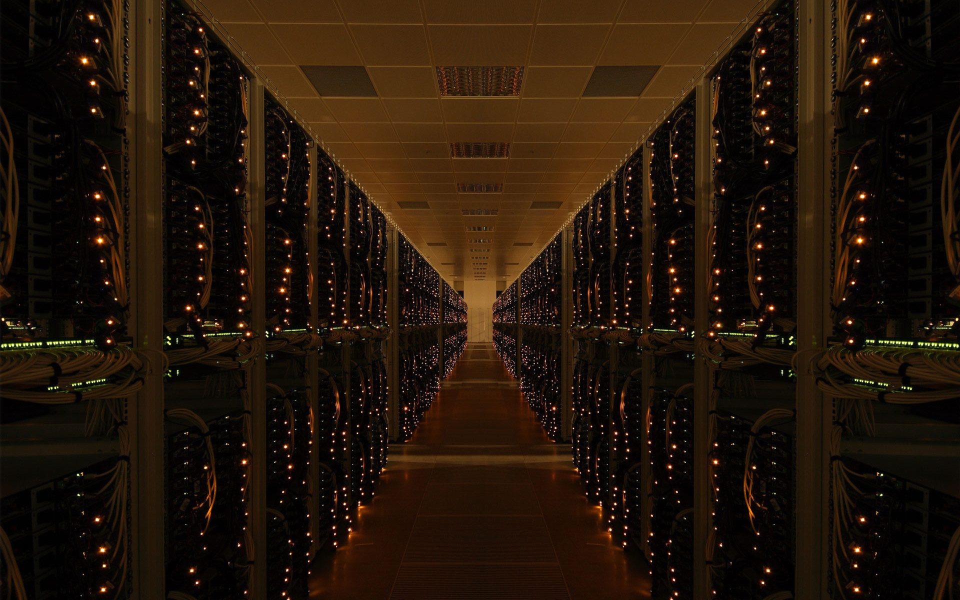 sfondo del server,simmetria,leggero,notte,acqua,corridoio