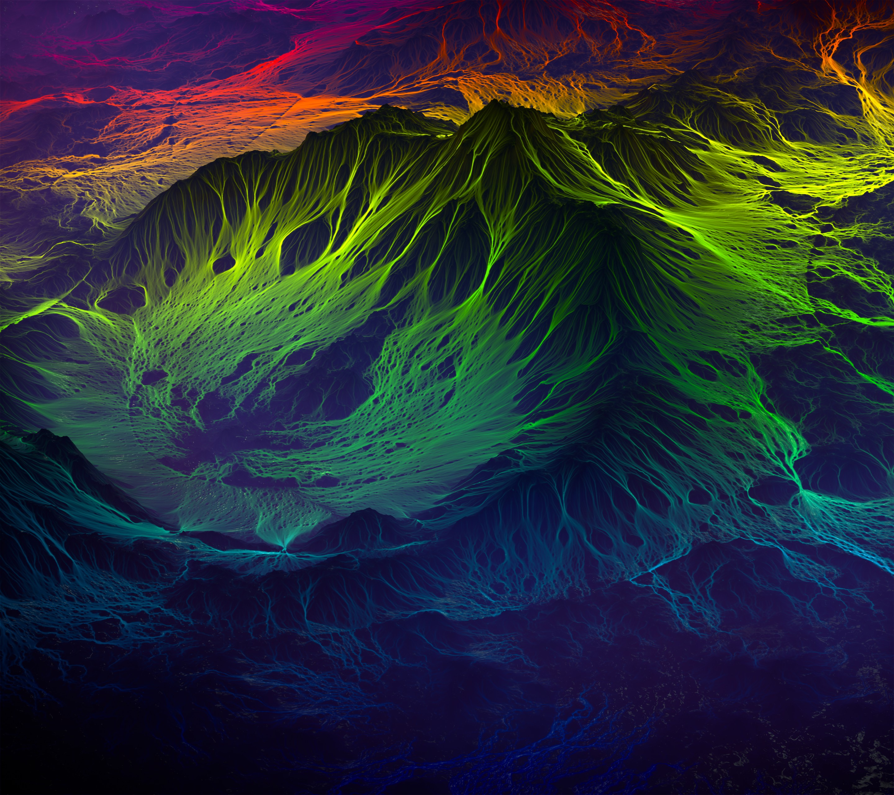 razer phone wallpaper,naturaleza,ola,agua,cielo,arte fractal