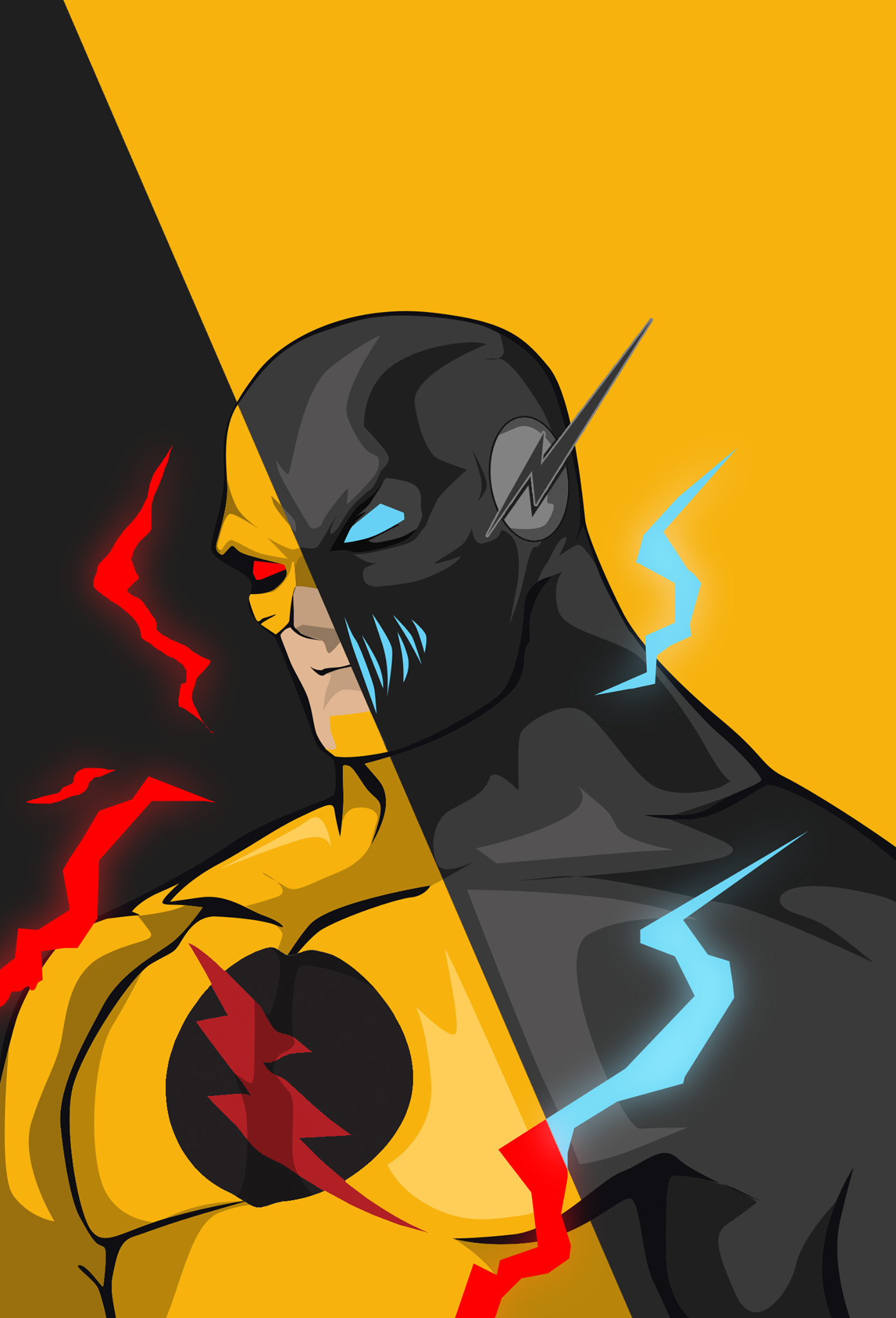 reverse flash wallpaper,batman,fictional character,superhero,illustration,justice league