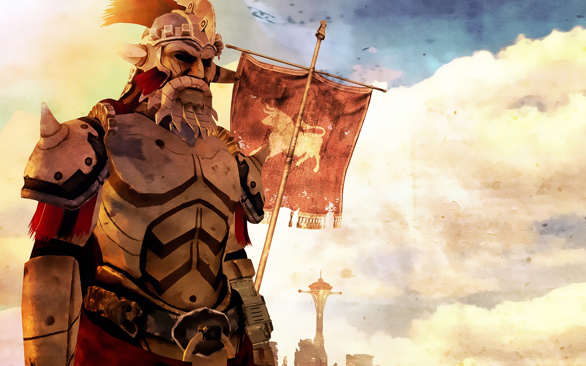 fallout new vegas wallpaper,cg artwork,illustration,conquistador,mythology,knight