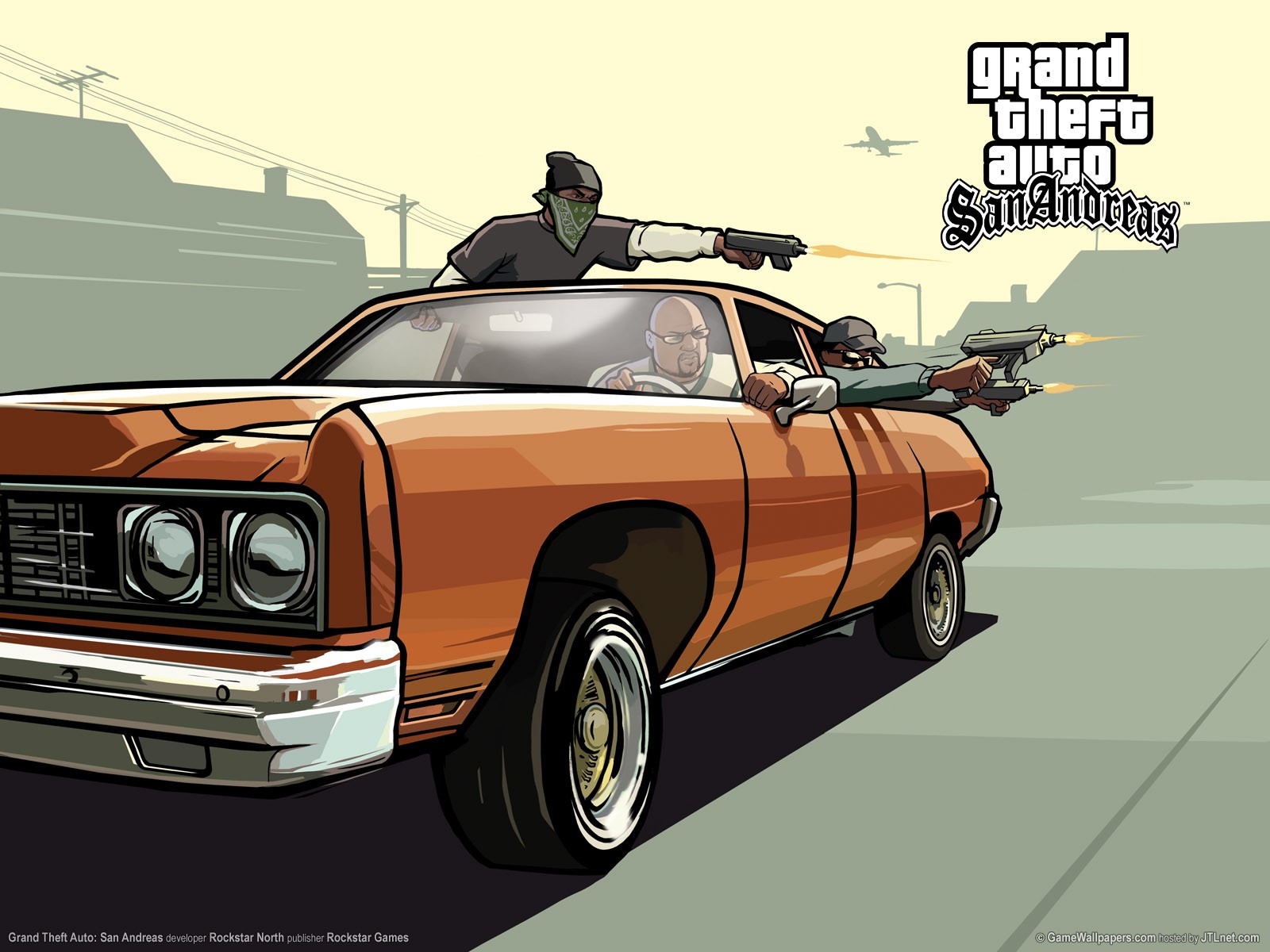 gta san andreas wallpaper,car,vehicle,muscle car,full size car,classic car