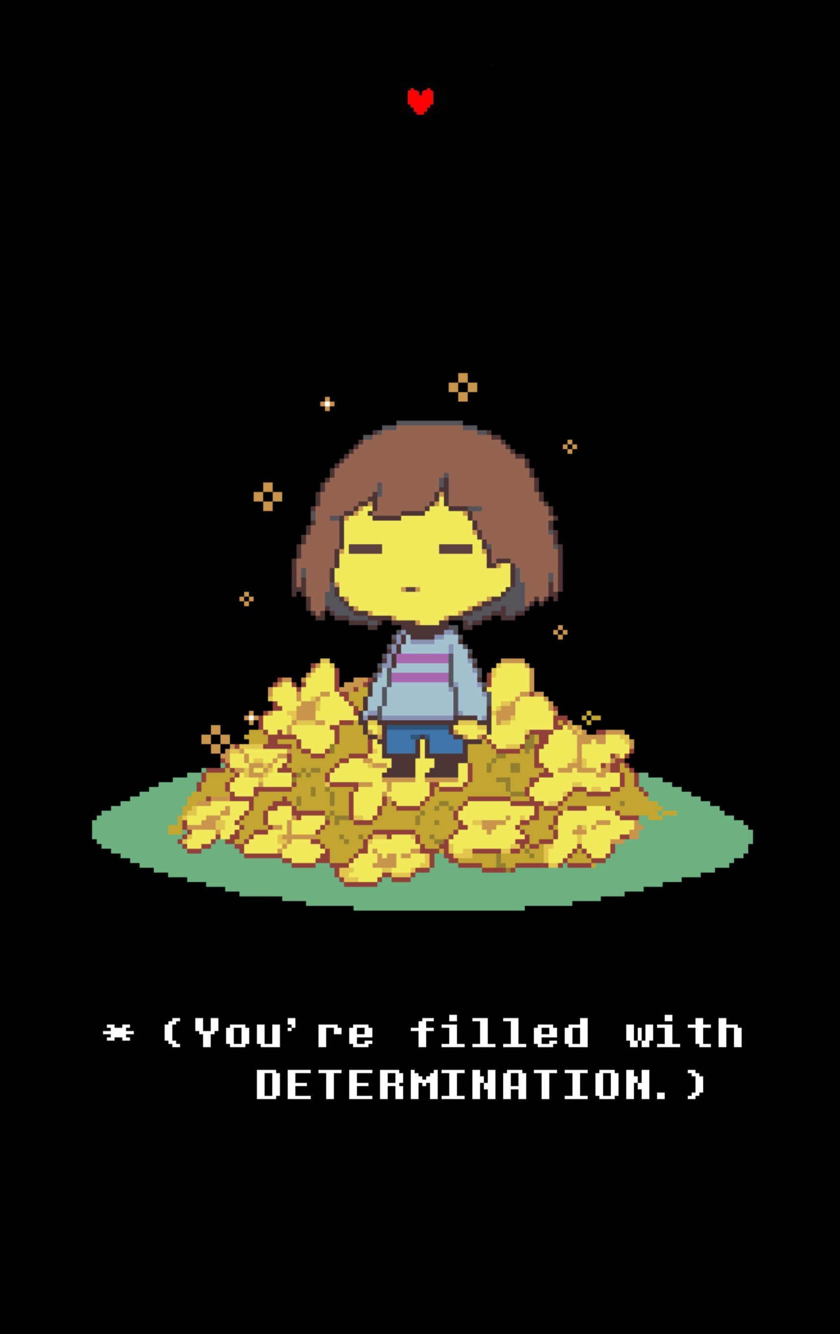 undertale phone wallpaper,cartoon,text,illustration,poster,font