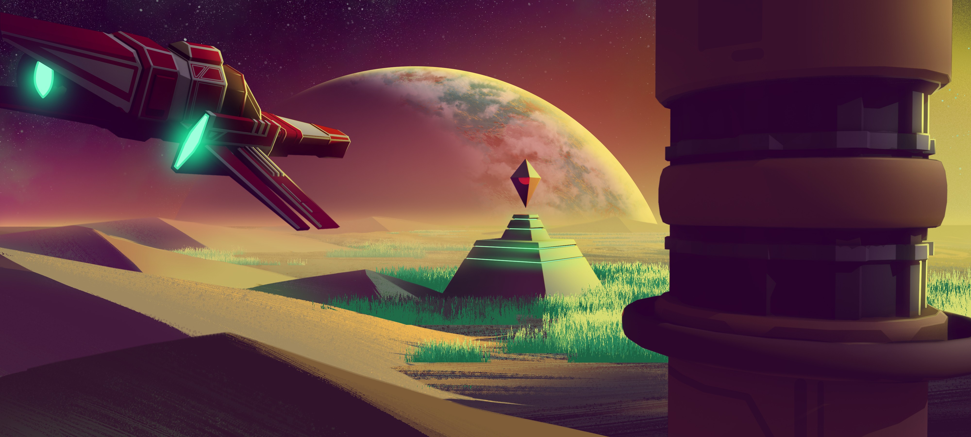 no man's sky wallpaper,sky,games,illustration,adventure game,space