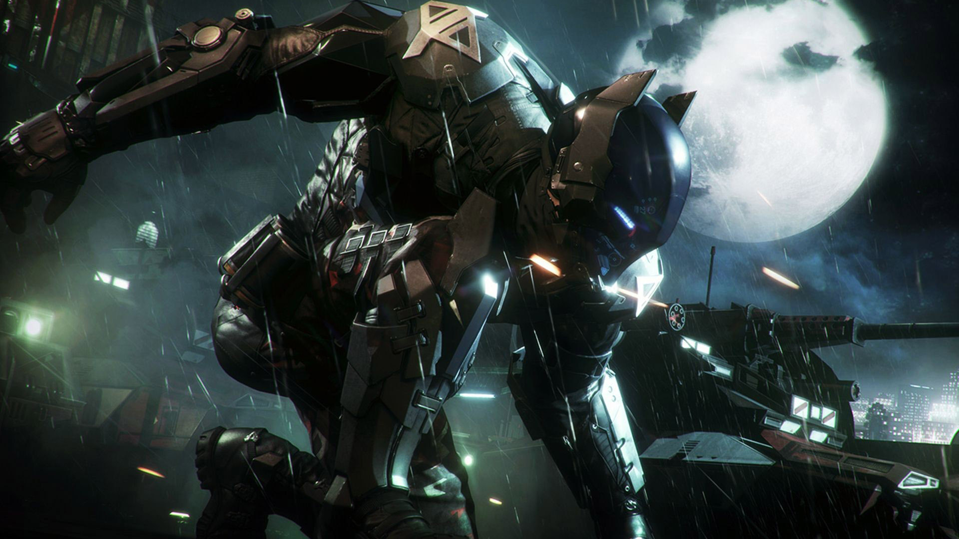 arkham knight wallpaper,action adventure game,pc game,shooter game,mecha,fictional character