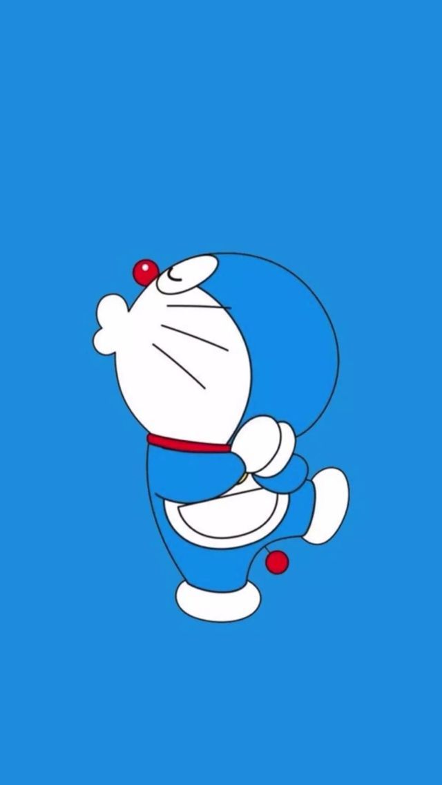 wallpaper doraemon keren,cartoon,blue,illustration,animation,animated cartoon