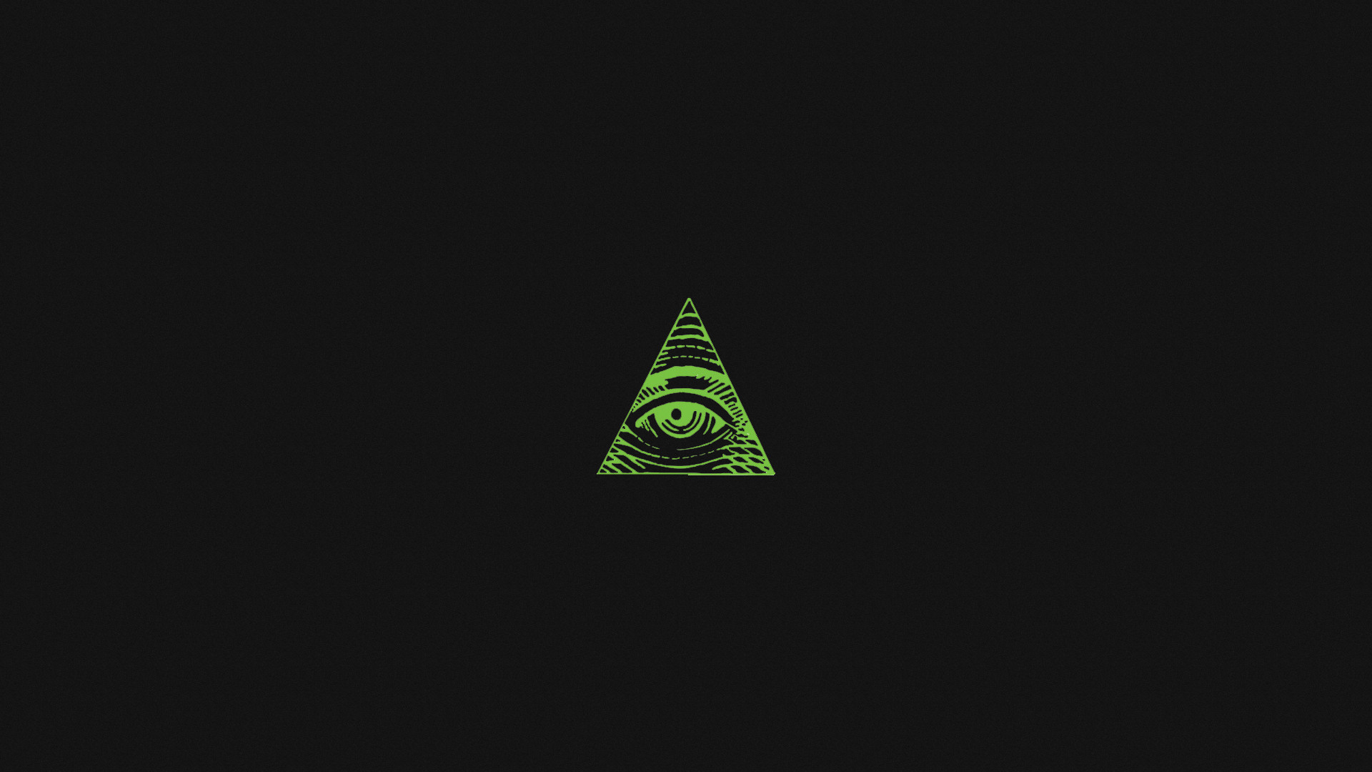 carta da parati illuminati,nero,verde,triangolo,piramide
