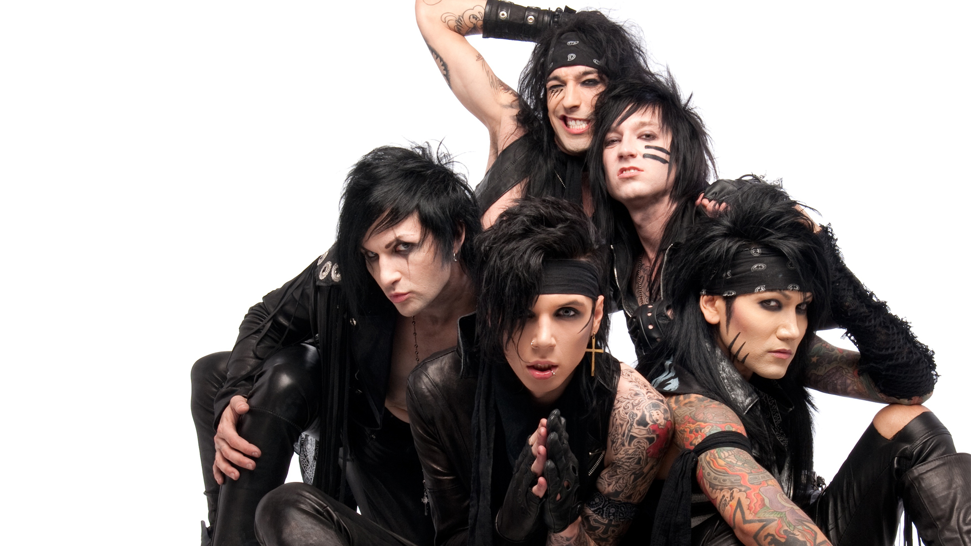 black veil brides wallpaper,social group,black hair,fun,photography,gesture