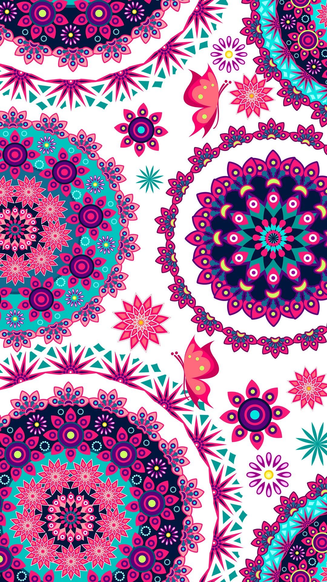 mandalas wallpaper,pattern,magenta,pink,design,visual arts