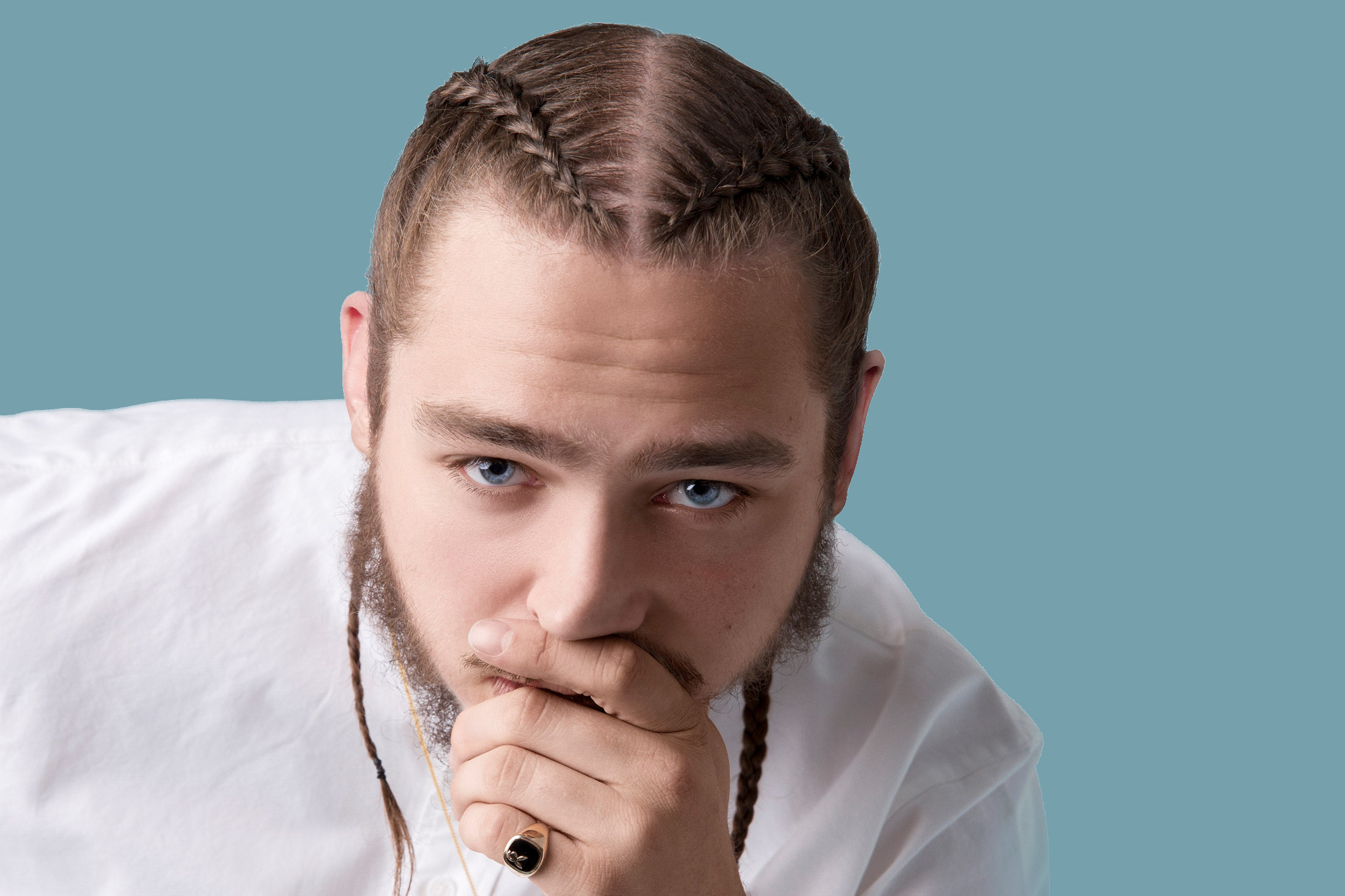 post malone wallpaper,hair,face,forehead,hairstyle,facial hair