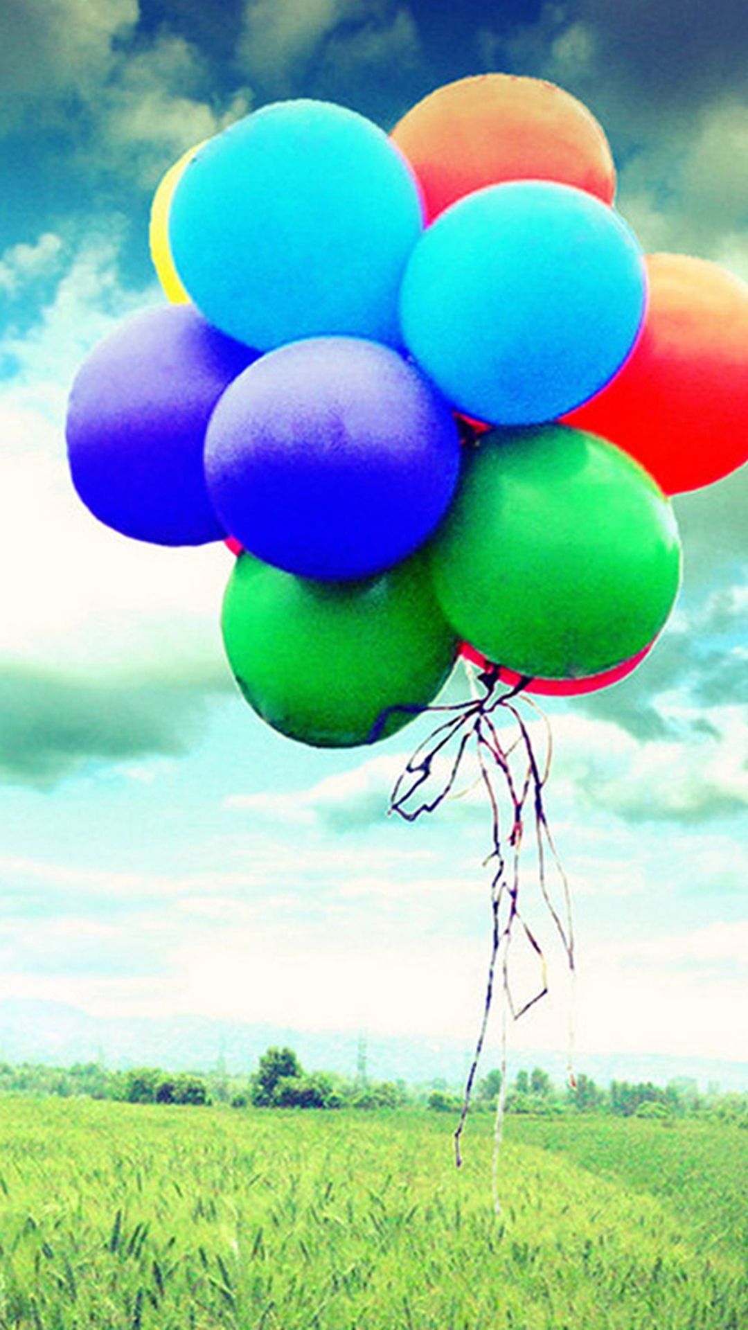 balloon wallpaper hd,balloon,sky,party supply,cloud,hot air ballooning